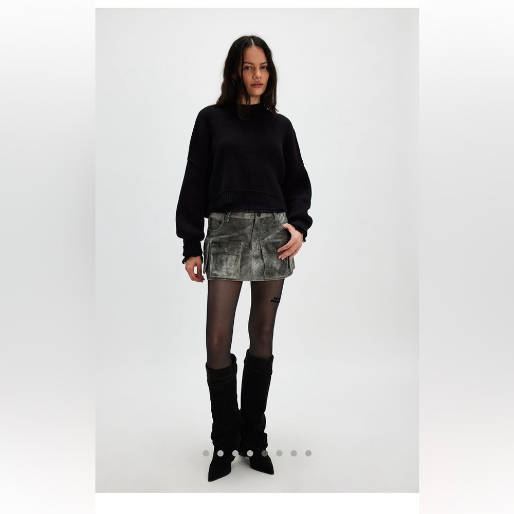 Free People Easy Street Crop Pullover Sweater